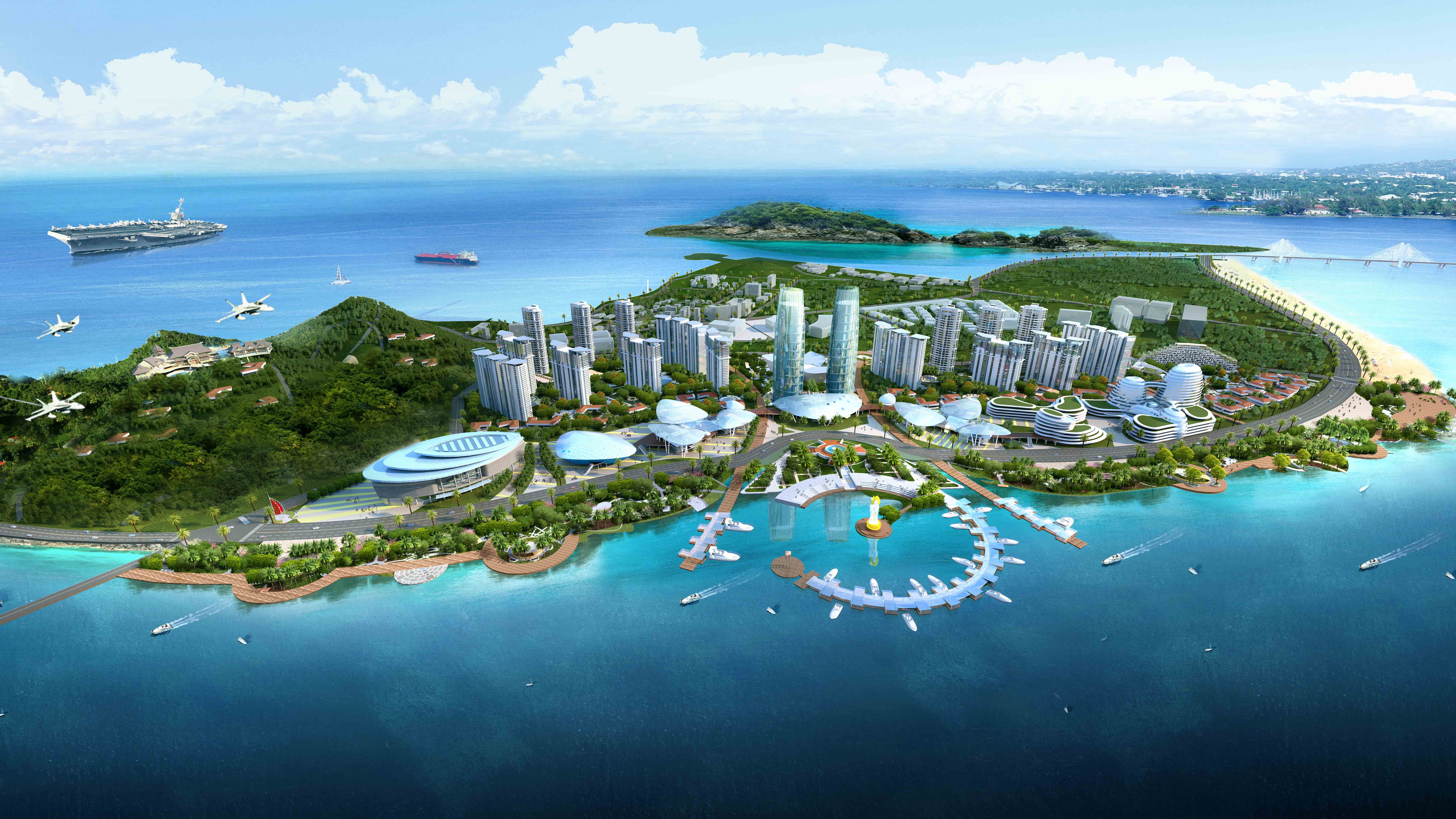 中國汕頭萊蕪島片區概念設計